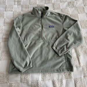 NWOT Patagonia Women's Micro D 1/2-Zip Fleece Pullover in River Rock Green M